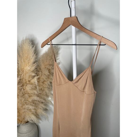 I.AM.GIA Mini Slip Dress Medium Nude Cream Tan - Picture 3 of 8
